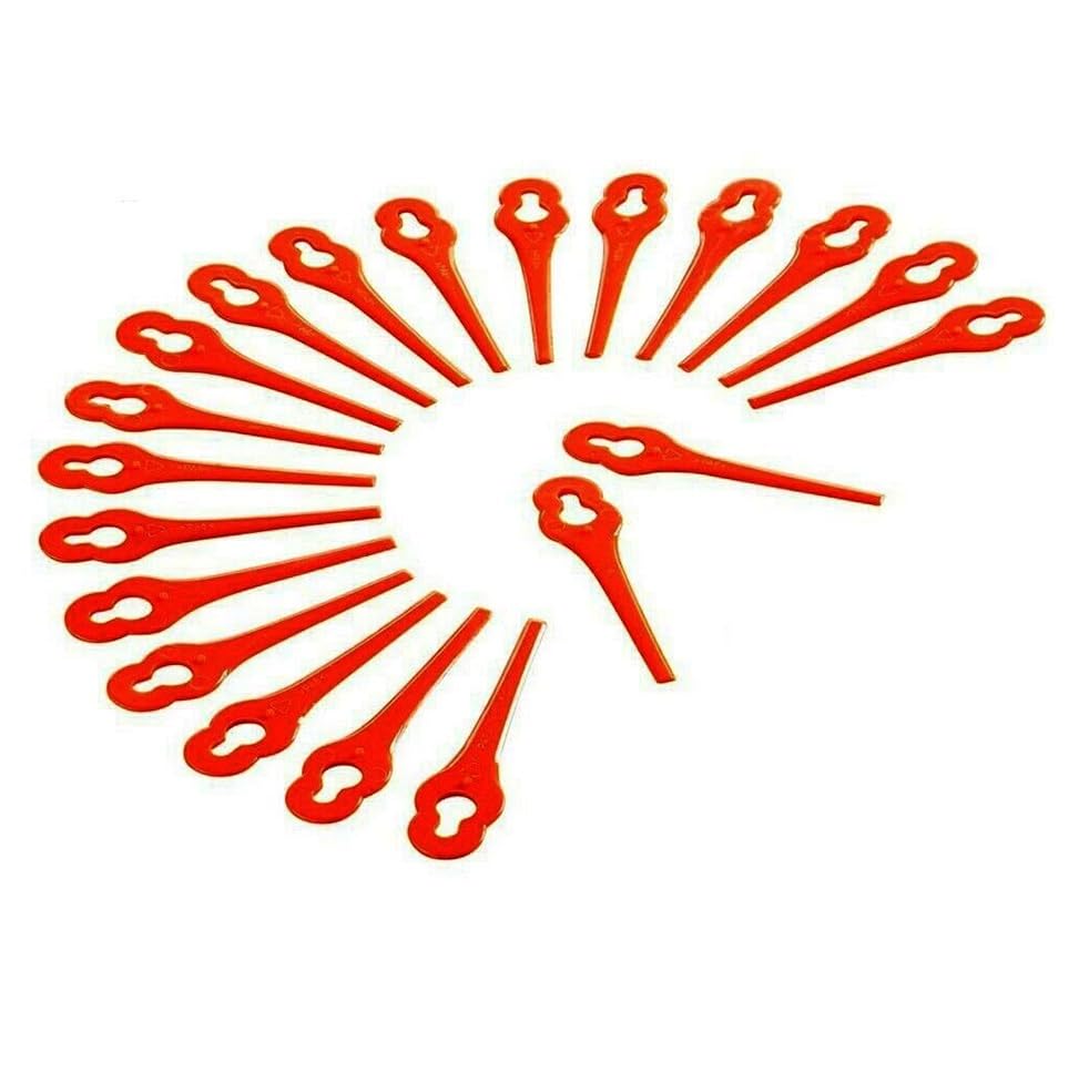 50/100pcs Plastic Blades For FUXTEC FX-E1RT20 Cordless Strimmer Grass Trimmer Garden Lawn Mower Grass Power Tool Replace Part(50PCS)