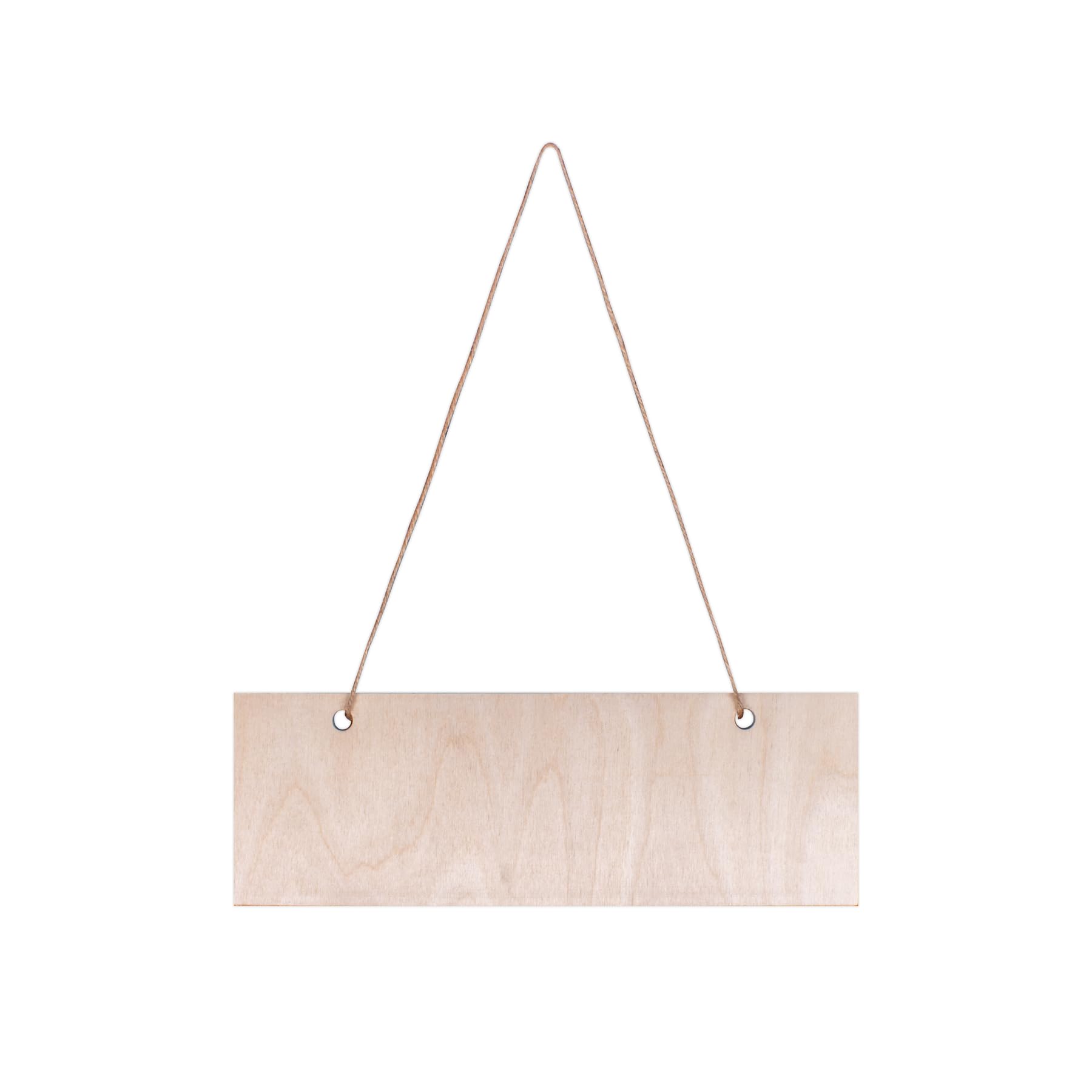 Little Birdie Wooden Hanging Name Board with Jute Cord - Birch Wood, L12in x W4in, 4mm Thick, 1 pc | for Home, Arts & Craft, Wall Hanging, Office Décor | Gift for Kids and Adults-image-31