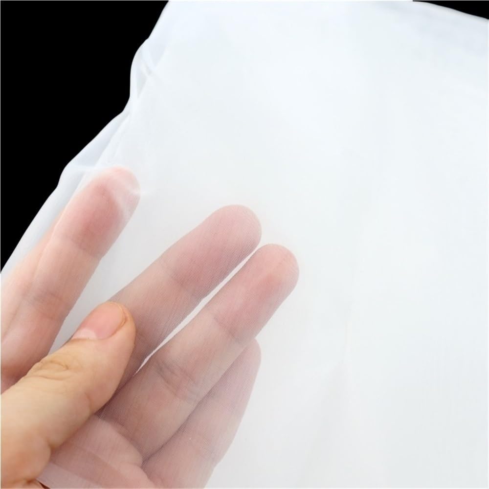 Nylon-Mesh-Bildschirm 1 Stück feines Nylonsieb, 150 Maschen, Nylonsiebrolle, x 5 m, 10, weiße Stoffrolle