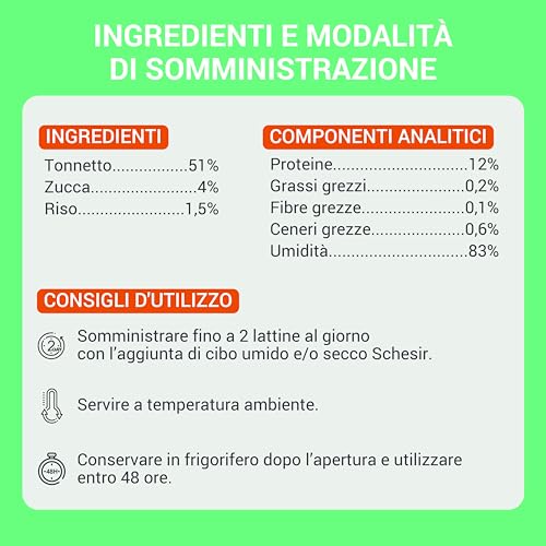 Schesir, Thunfischfilets mit Aloe in Gelee, ergänzendes Nassfutter für Katzen, Originalrezept, 100% natürlich, 12 Dosen à 70 g