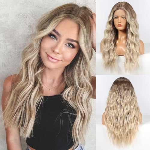 Perruque longue lace front EMMOR solution cheveux lisses sans imperfections
