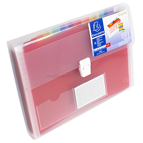 Acordeón (A4 archivo acordeón bolsillo de archivo 13 parte Tab carpeta archivo de almacenamiento de papel