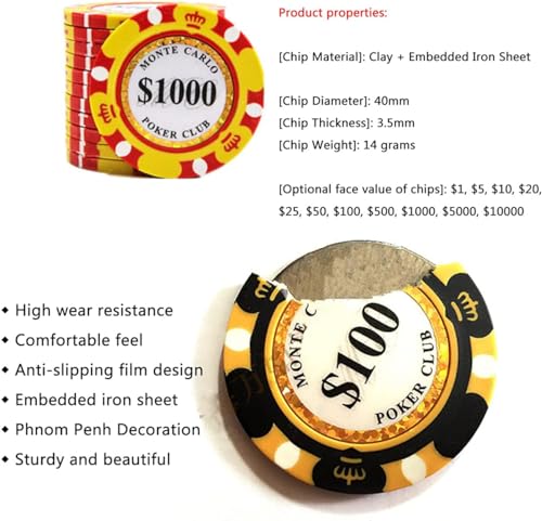 Embossed Tokens in Yellow with Star