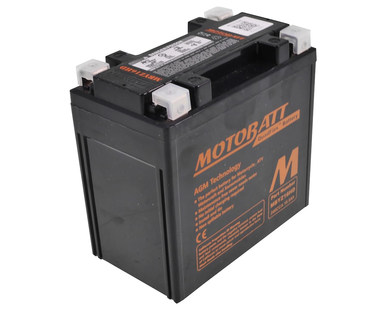 MOTOBATT Batteria MBYZ16HD