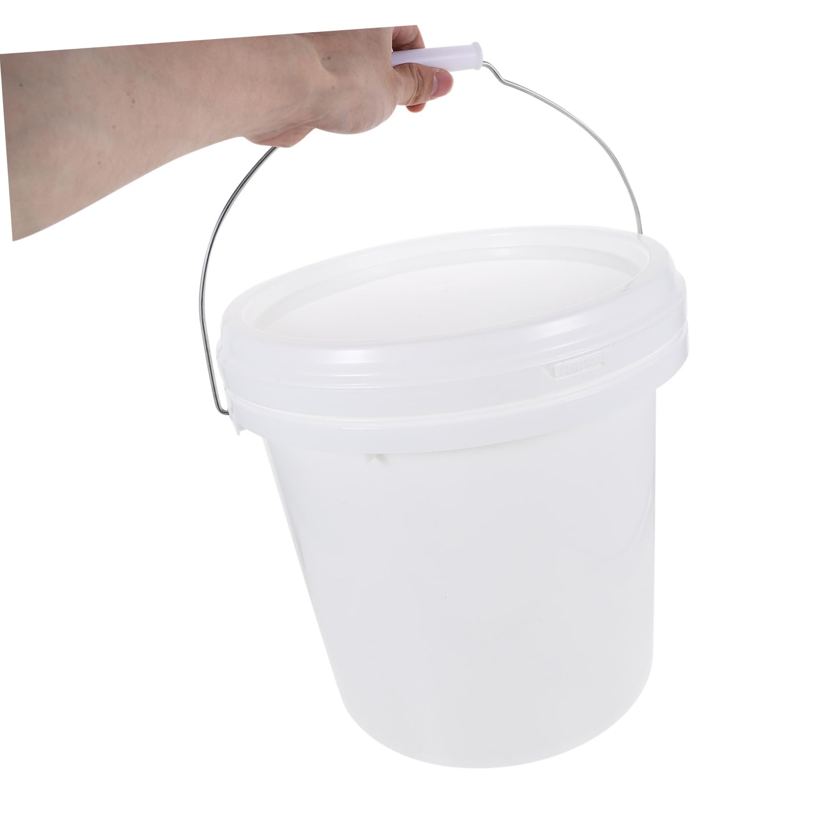 Tofficu Cubo de Almacenamiento Hermético Asa Pintura Uso Industrial y Jardinería Resistente y Durable Cubeta Vacía y Práctica