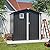 6x4 FT Outdoor Metal Storage Shed with Lockable Doors - Galvanized Steel Utility Tool Shed for Garden, Backyard, Patio, Lawn Equipment Storage, Weather-Resistant & Tool-Free Assembly
