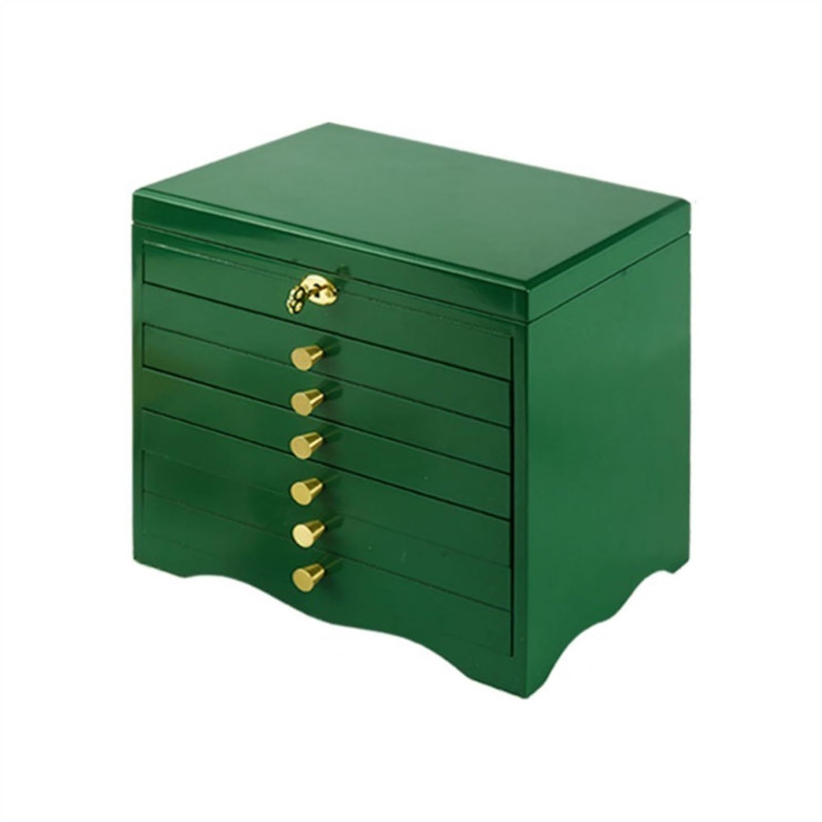 Jewelry Boxes Jewelry Box Wooden Multi Layer Retro Jewelry Necklace Storage Box with Lock Jewelry Boxes