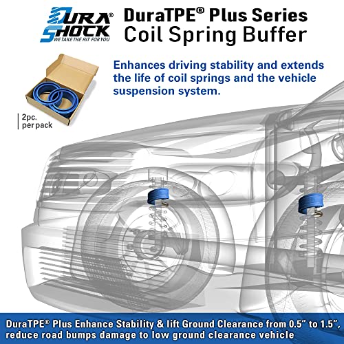 Durashock Coil Spring Spacer For Vehicle, Comes With Different Series For Different Loading Weight, Front Rear Shock Absorber (Csb Plus, A) #TOP7