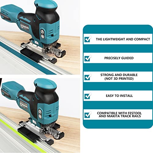 ThagBrco Jigsaw Adapter Compatible for Makita Guide Rails 18v Max DJV181Z DJV182Z DJV180Z Guide Rail Adapter - Image 2
