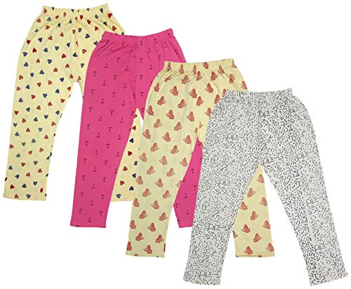 Image of indi weaves Girls Super Soft Cotton Solid Capri Pants Pack of 2