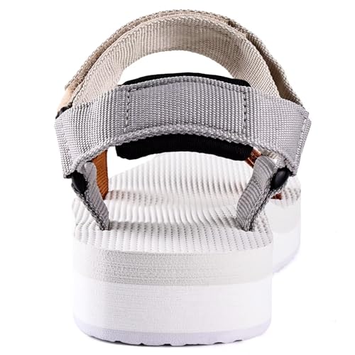 Image of WateLves Womens-Sport-Sandals Hiking Sandals with-Arch-Support Webbing-Outdoor-Beach-Water-Sandals for Travel-Walking-Trekking-Camping