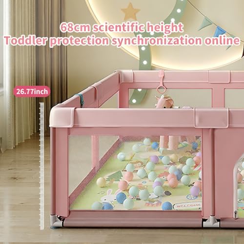 Image of Baby Playpen,Play pens for Babies and Toddlers,Small Safe Play Yard 36x36in