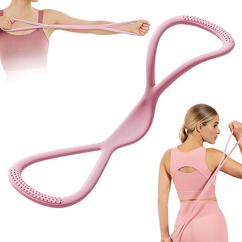 Miniatura 1 de Bandas de resistencia, figura 8 banda de resistencia de fitness, bandas de ejercicio con asas para entrenamiento, brazo, espalda, correa expansora