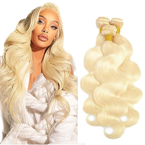 Blonde Bundles Human Hair #613 Body Wave Bundles 28 30
