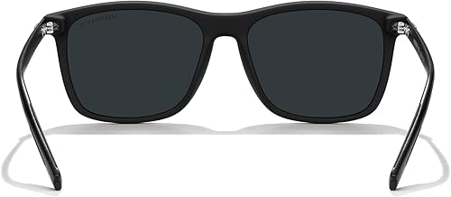 Miniatura 82 de MERRY'S S8286 Lentes de sol polarizados de aluminio, unisex, estilo de época, para hombres y mujeres 0c03 Marco negro/lente de espejo verde/patillas