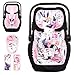 Pea Pod Pack of Flower Baby Car Seat Insert and Cover, Double Layer Design with Soft Plush Fabirc, Perfect for Most Baby Car Seat