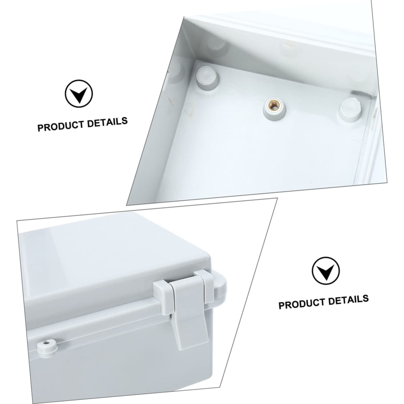 2pezzi Scatola Giunzione Elettrica Esterna Abs Protezione Per Progetti Elettrici All Aperto Design Resistente e Facile Installazione