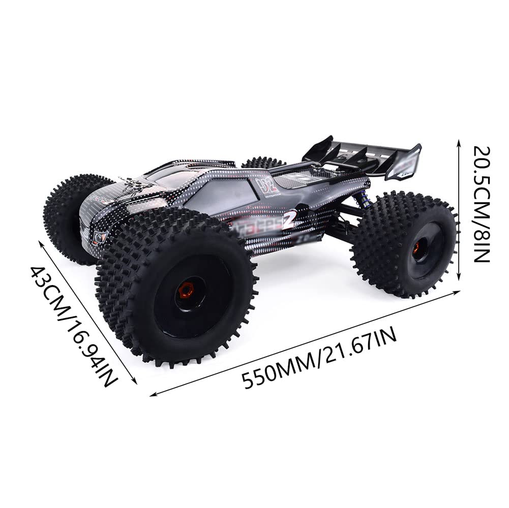 Amazon.co.jp: HJLXMF RC トラック 100KM/H RC ドリフトカー 1/8 21.6