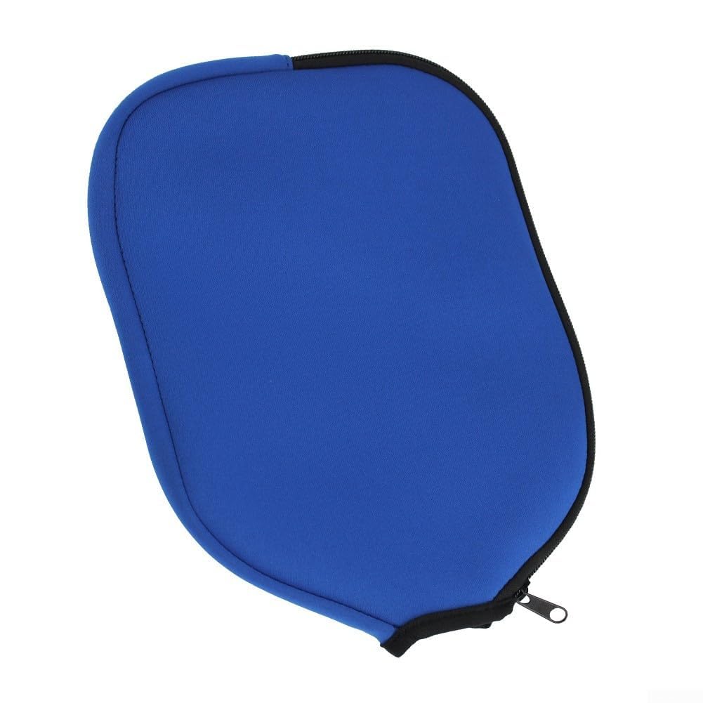 BEYOEE Shock Absorbing and Waterproof Neoprene Pickleball Paddle Case for Standard Sized Rackets with Easy Carrying Design,Blue