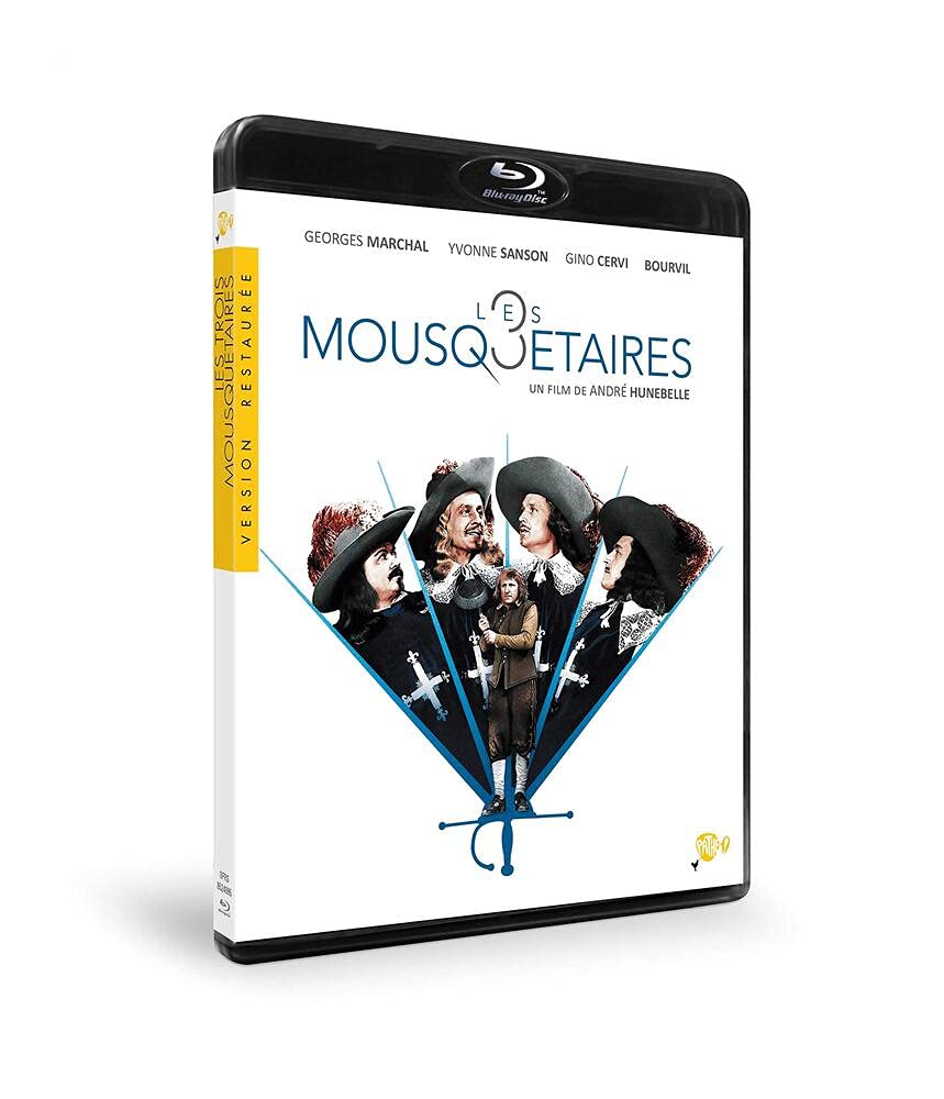Les Trois Mousquetaires Blu-ray edición clásica de cine francés en alta definición