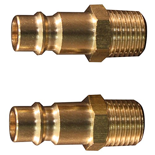 Milton S-760 1/4 MNPT V Style High Flow Plug - 2 Count (Pack of 1)