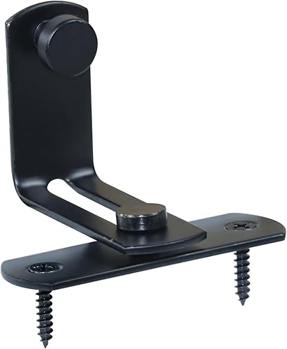 Miniatura 6 de Paquete de 2 cerraduras de puerta corrediza de granero de 90 grados, pestillo de puerta de granero, pestillo de puerta de gabinete para puerta,