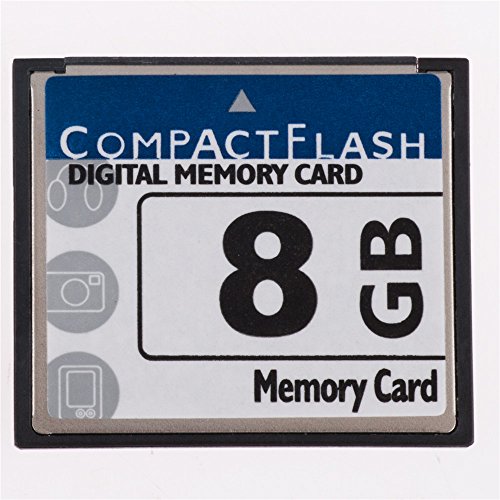 FengShengDa 8GB Compact Flash Memory Card Speed Up To 50MB/s, Frustration-Free Packaging- SDCFHS-8G-AFFP (8G)
