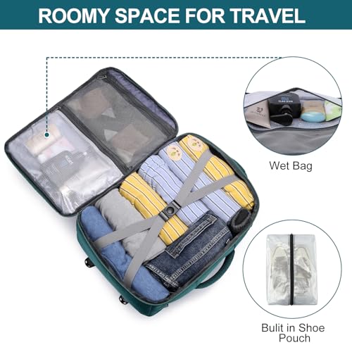 EZUOLA Carry On Backpack with USB Port