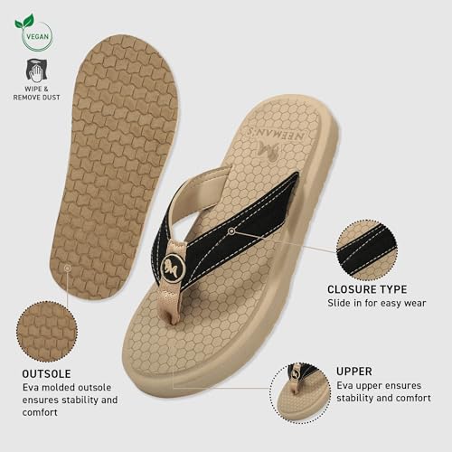 Image of Neeman's Eco Flips 2.0 Orthopedic Slipper for Men & Women | Soft Arch Support Chappal | Cushioned Casual Flip Flops | Lightweight, Anti Skidd Flips for Daily Use Indoor Outdoor