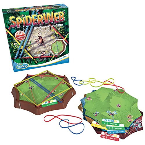 Spiderweb ThinkFun: Juego de lógica para atrapar insectos 8+ miniatura 1