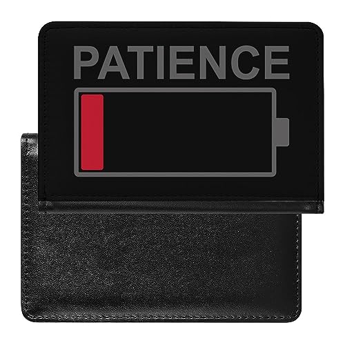 Patience Low - Custodia per passaporto sottile con scomparti per carte di credito per donne e uomini Stile: Taglia unica MHXYZHW