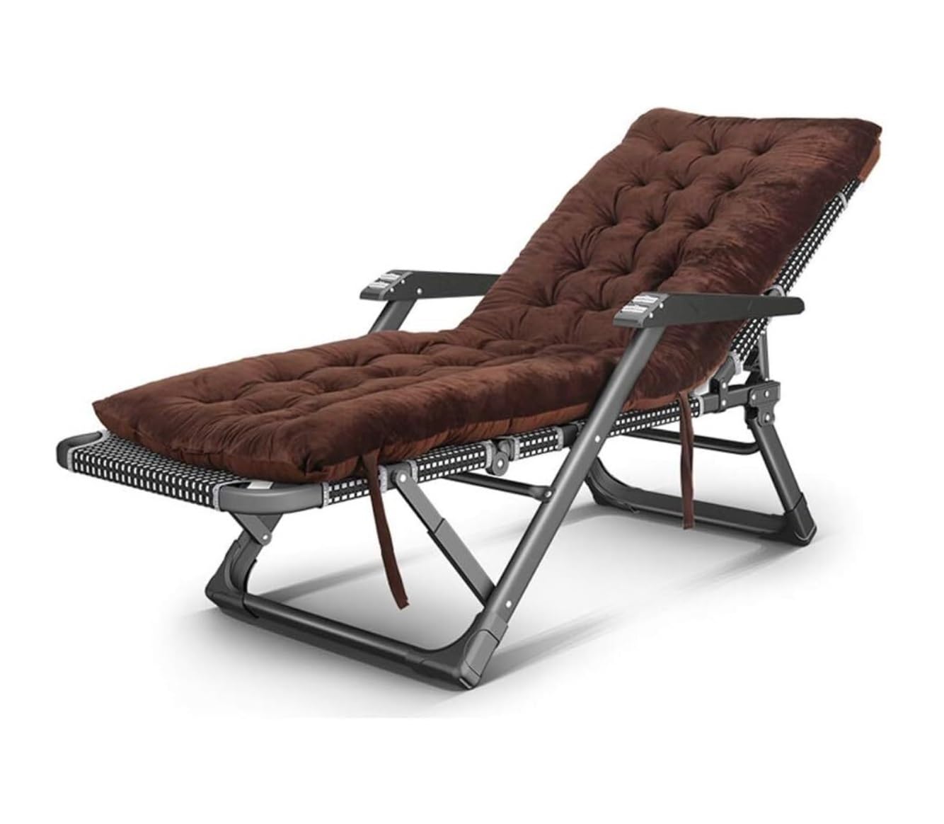 Chaise longue de jardin pliante inclinable de haute qualité pour extérieur et patio