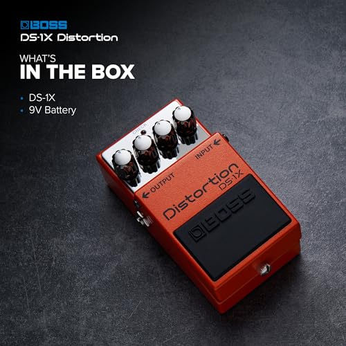 Image of BOSS DS-1X Distortion | Advanced Guitar Effect Pedal Powered by MDP Technology | High-Def Distortion for Modern Players from Crunch to Mega-Gain | Powerful Real-Time Processing | 5-Year Warranty