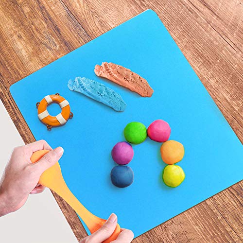 8 PCS Silicone Mats for Crafts, Gartful Epoxy Resin Tumbler Jewelry Casting Molds Sheets, Multiple Sizes(Blue and Pink, 15.7 x 11.8", 11.6 x 8.3", 8.3 x 5.8", 5.8 x 4.1") - Thumbnail 3
