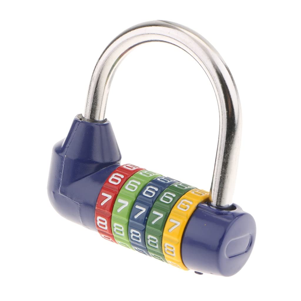 Mini candado de combinación, número de 5 dígitos CÓDIGO CÓDIGO CÓDIGO CERRADO DE COMBO(3-Pack)