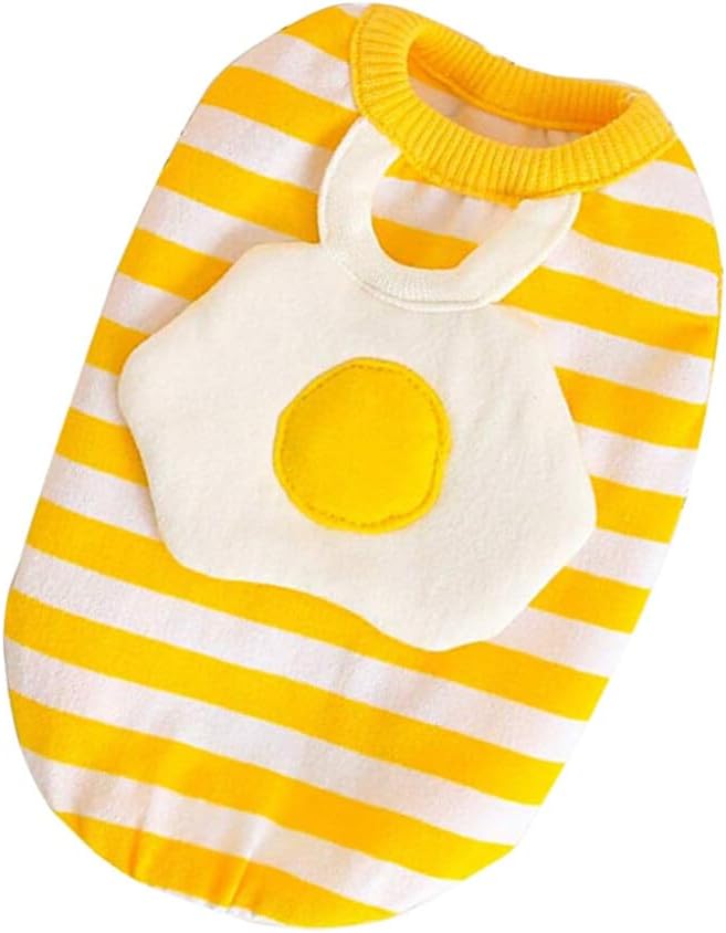 Chaleco para perros POPETPOP talla XL con patrón de huevos rayado miniatura 8