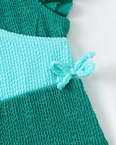 Image of Mioglrie Toddler Baby Swimsuit Girl Bathing Suit Girl 2T 3T 4T 5T 6T Girls One Piece Swimsuits Color Block Swimwear