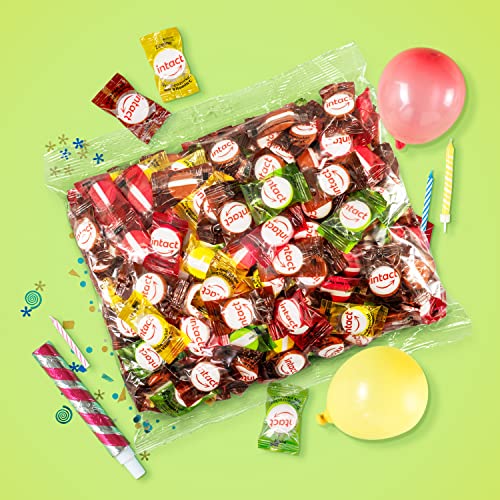 intact (Kindermischung) Traubenzucker im Beutel • 500g Traubenzucker Bonbons einzeln verpackt • 100% Vegan - Image 4