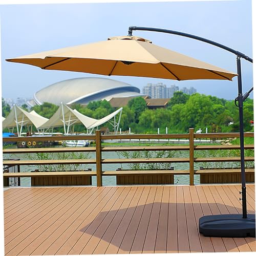 Toile de remplacement pour parasol durable bâche imperméable et résistante aux UV