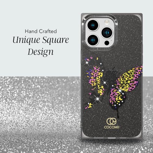 Image of COCOMII Rectangle for iPhone 14 Pro Max Case, Safari Butterfly