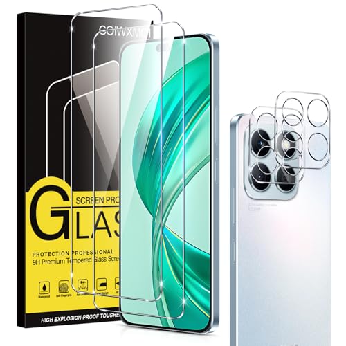 QULLOO Cover Trasparente + 2 Pellicole Vetro Temperato 9H Per Honor X8B - 5