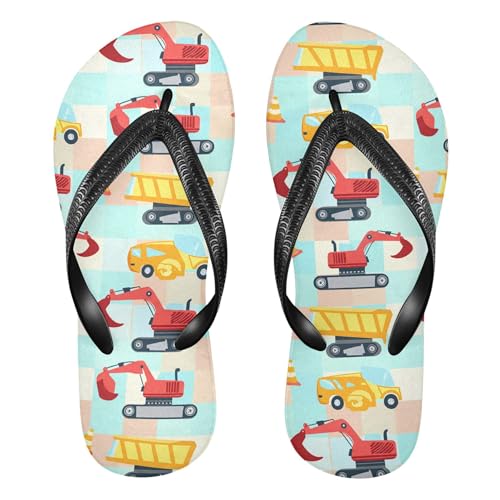 Burbuja Trucks Flip Flops for Women Men, Soft Thong Sandals Rubber Slippers for Pool Beach Essentials