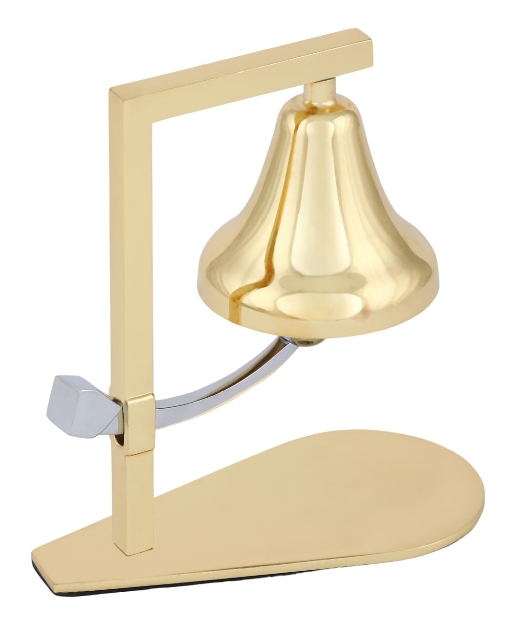 ZAHEPA Vintage-Inspired Metal Manual Call Bell | Clear Ring Tone | Ideal for Hotels, Restaurants & Service Desks | Durable & Elegant Decor Piece 2