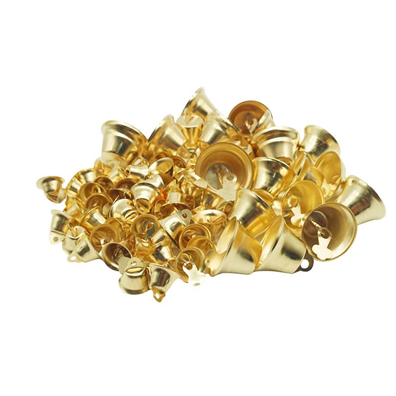 Amazon.co.jp: 鈴 ベル クリスマス 手芸用 ゴールド ミニベル