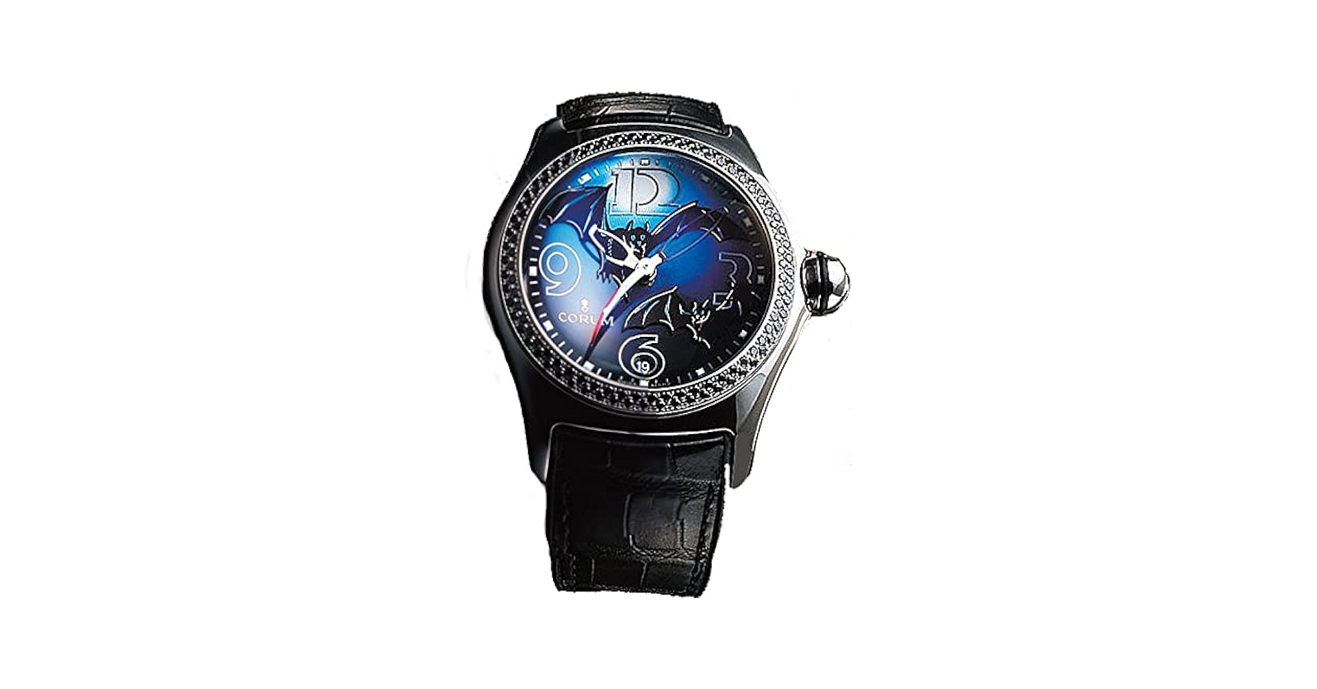Amazon.co.jp: [コルム]CORUM バブル バット 黒ダイヤ 自動巻き