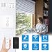 LoraTap Interruptor Persiana WiFi con Mando a Distancia RF, Interruptor Táctil de...