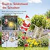 Solar Christmas Decorations, 2025 New Santa Claus Solar Watering Can Kettle Lights Outdoor, Metal Waterproof Garden Lantern for Yard, Patio, Lawn, Pathway (CO5 Multicolor) #3