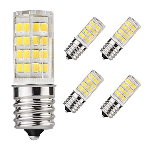 Yujiu E17 Led Bulb, Microwave Oven Light 5 Watt Daylight White 6000K Dimmable 52X2835Smd Ac110-130V (Pack Of 2) (Daylight White 6000K) #TOP1