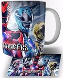 TusRelojes Power Rangers C Tasse en Céramique Blanche 325ml Mug