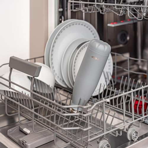 reer Colour Edelstahl-Isolierflasche |Gesamtvolumen 500ml | Perfekte Isolation | bis zu 24 Stunden | Edelstahl | Grau